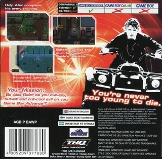 Alex Rider : Stormbreaker - Dos