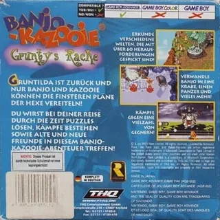 Banjo-Kazooie : La Revanche De Grunty - Dos