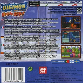 Digimon : Battle Spirit - Dos