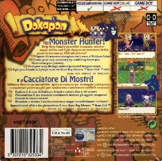 Dokapon : Monster Hunter - Dos