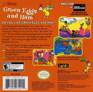Dr. Seuss : Green Eggs and Ham - Dos