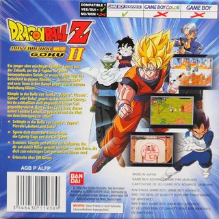 Dragon Ball Z : L'Héritage de Goku 2 - Dos