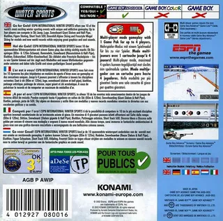 ESPN International Winter Sports 2002 - Dos