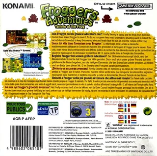 Frogger's Adventures : Temple of the Frog - Dos