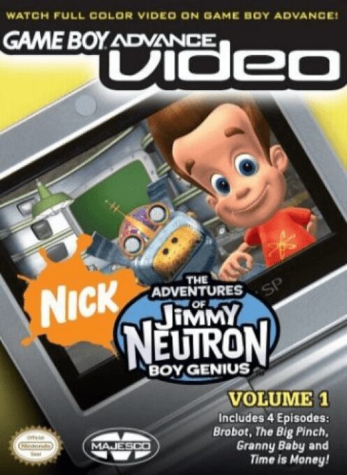 Game Boy Advance Video - The Adventures Of Jimmy Neutron Boy Genius