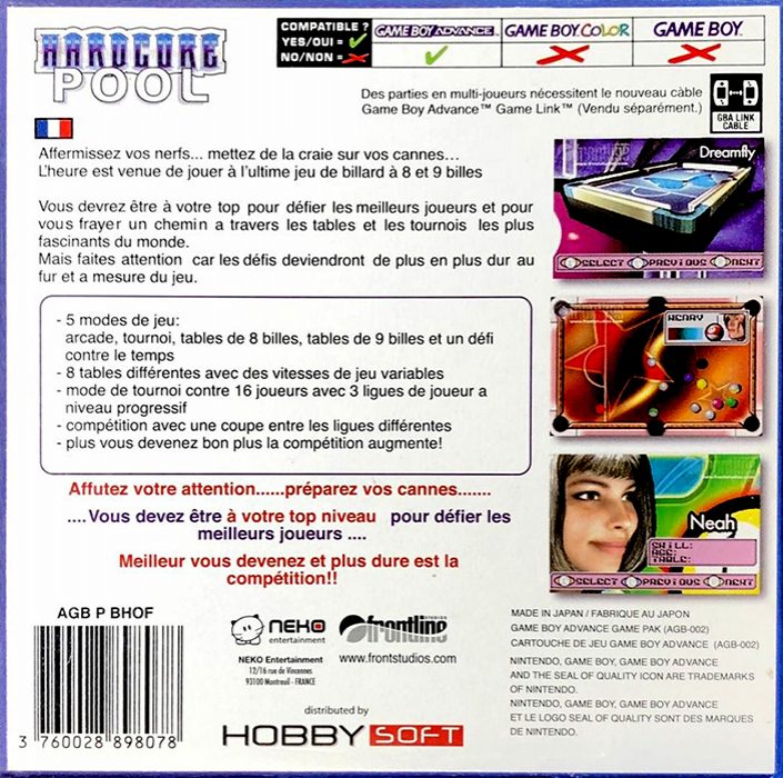 Jaquette arrière