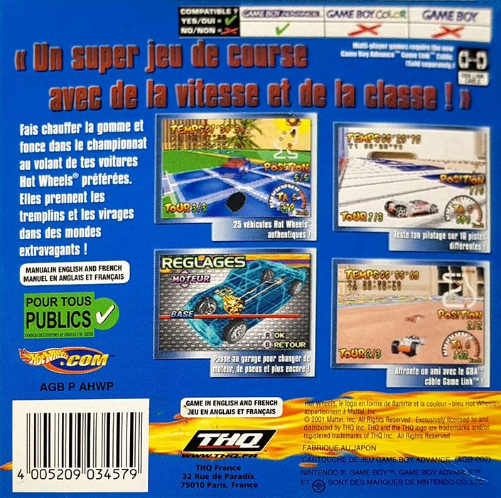 Jaquette arrière