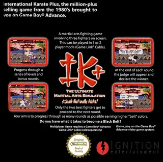 International Karate Plus - Dos