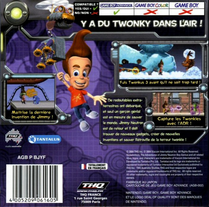Jaquette arrière