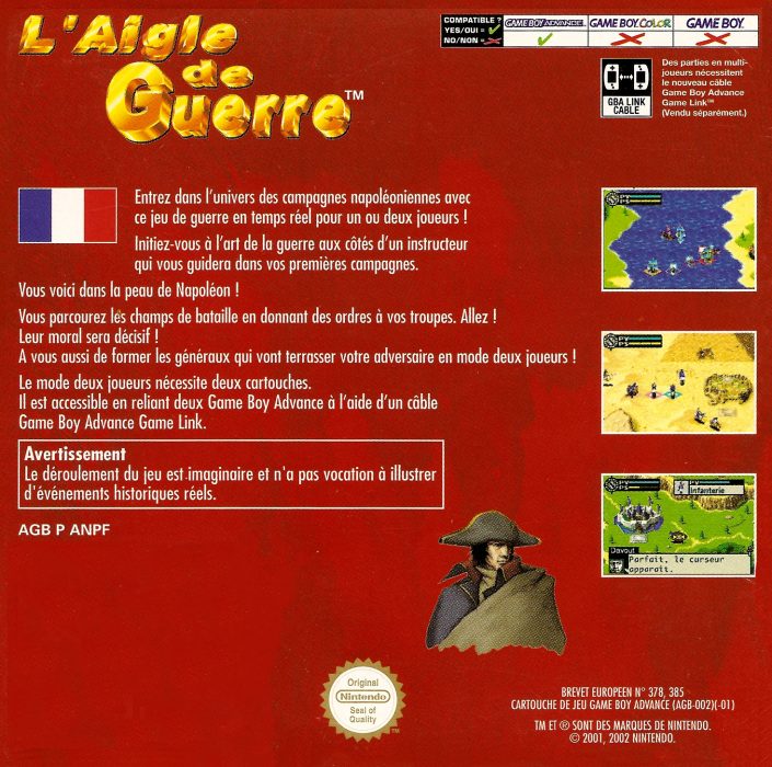 Jaquette arrière