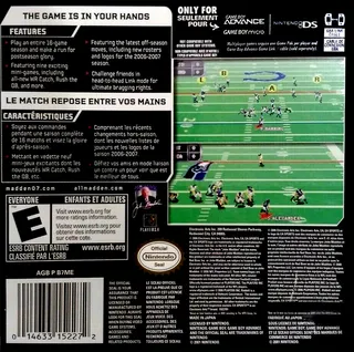 Madden NFL 07 - Dos