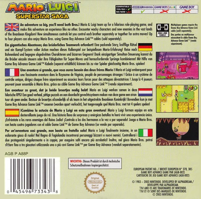 Jaquette arrière