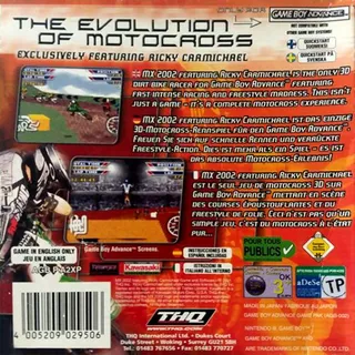 MX 2002 featuring Ricky Carmichael - Dos