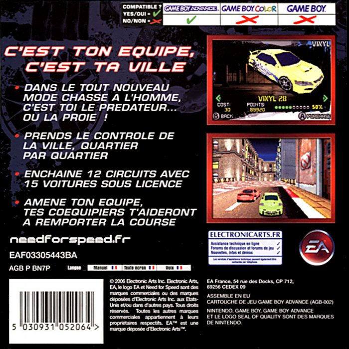 Jaquette arrière