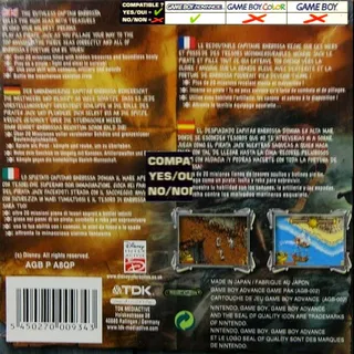 Pirates Of The Caribbean : The Curse Of The Black Pearl - Dos