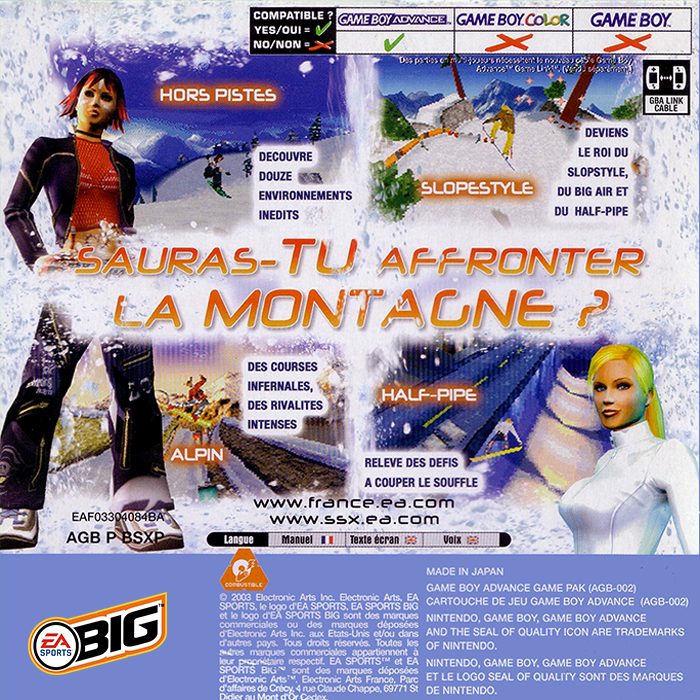 Jaquette arrière