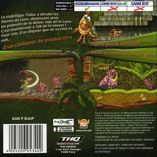 Tak et le Pouvoir de Juju - Dos