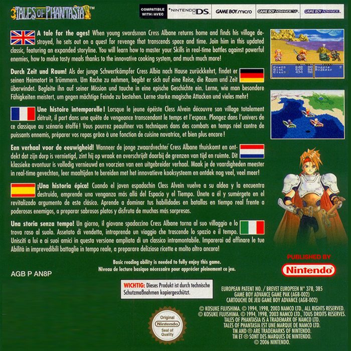 Jaquette arrière
