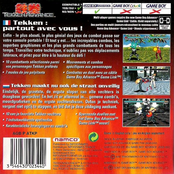 Jaquette arrière