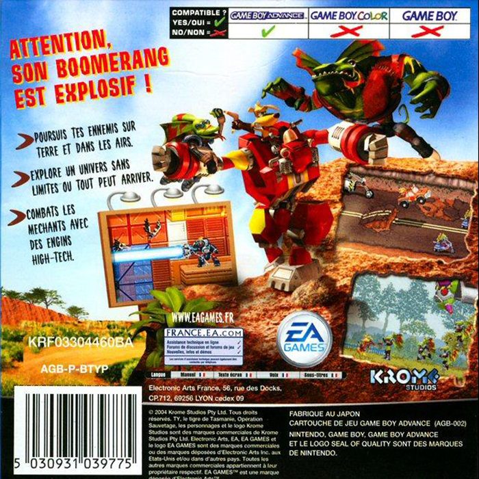 Jaquette arrière