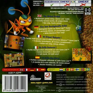 Zapper : One Wicked Cricket! - Dos