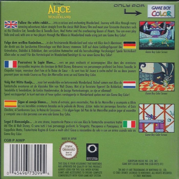 Jaquette arrière