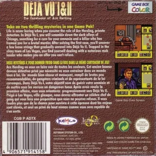 Deja Vu I & II: The Casebooks of Ace Harding - Dos