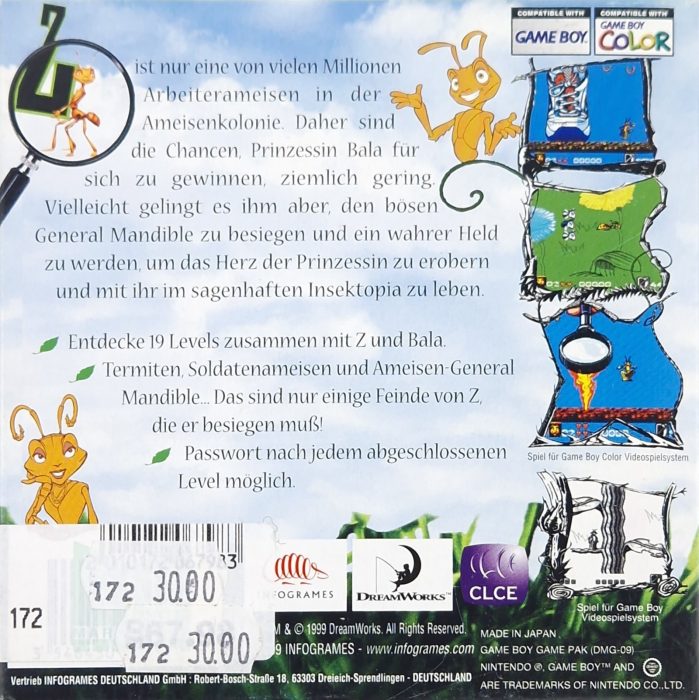Jaquette arrière
