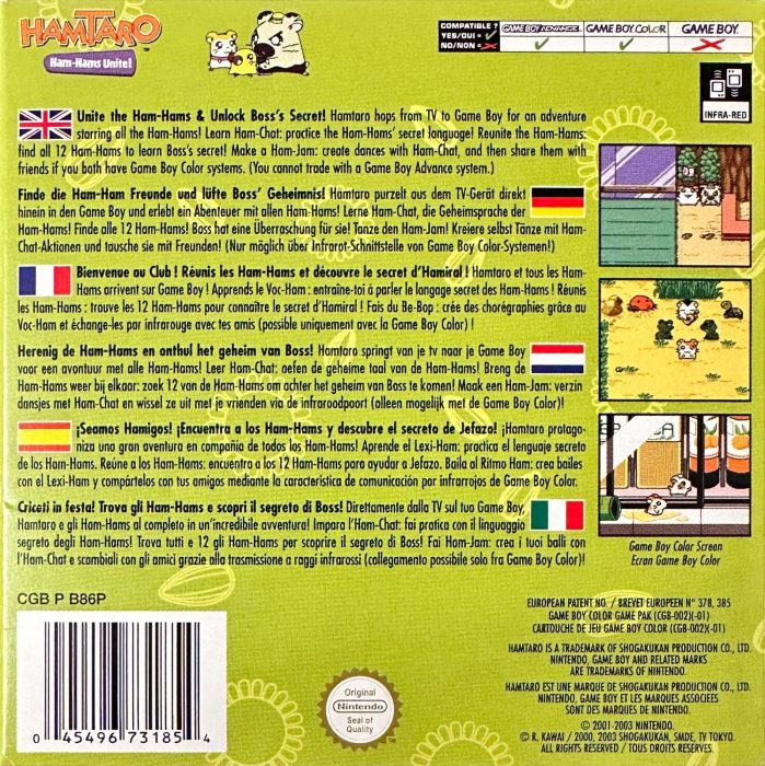 Jaquette arrière