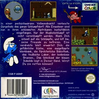 La Mission Des Schtroumpfs - Dos