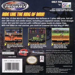 Mat Hoffman's Pro BMX - Dos