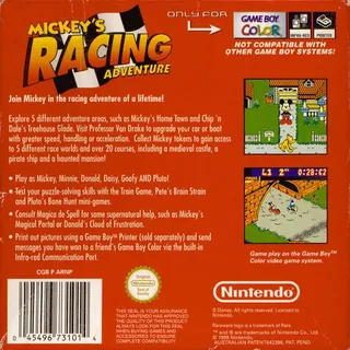 Mickey's Racing Adventure - Dos