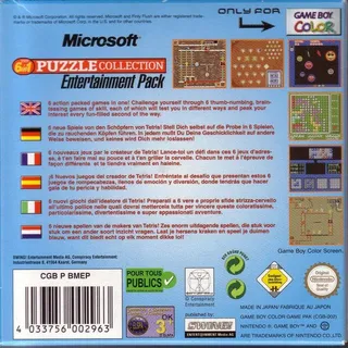 Microsoft : The 6 in 1 Puzzle Collection Entertainment Pack - Dos