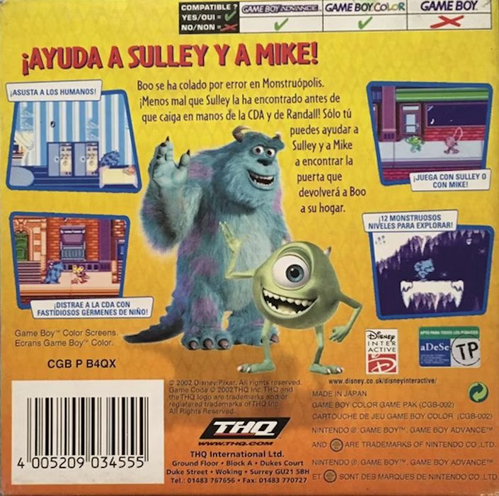 Jaquette arrière