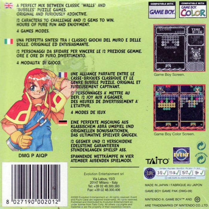 Jaquette arrière