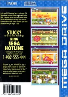 Alien Soldier - Dos