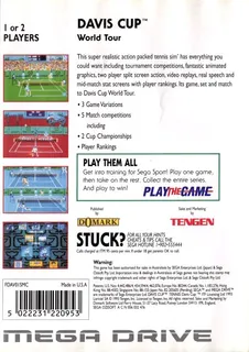 Davis Cup Tennis ~ Davis Cup World Tour - Dos