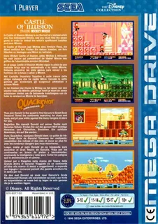 Disney Collection, The - QuackShot Starring Donald Duck + Castle of Illusion Starring Mickey Mouse - Dos