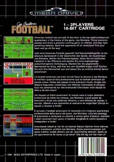 Joe Montana Football - Dos
