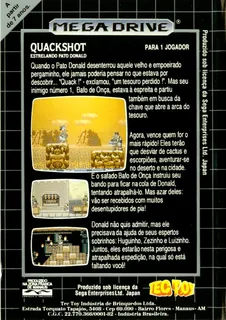 QuackShot Starring Donald Duck ~ QuackShot - I Love Donald Duck - Guruzia Ou no Hihou - Dos