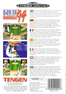 R.B.I. Baseball 94 - Dos