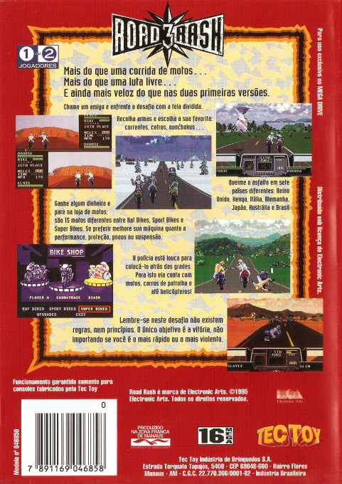 Road Rash 3 - Dos