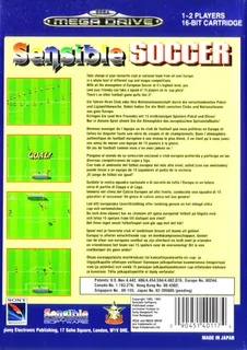 Sensible Soccer - European Champions - Dos