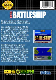 Super Battleship - The Classic Naval Combat Game - Dos