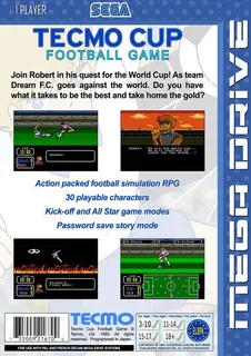 Tecmo Cup Football Game - Dos