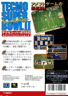 Tecmo Super Bowl II : Special Edition - Dos