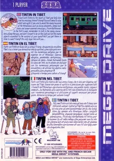 Tintin au Tibet - Dos
