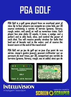 PGA Golf - Dos