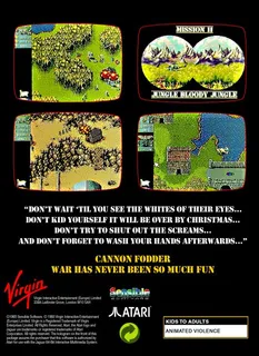 Cannon Fodder - Dos