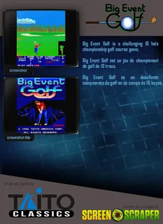 Big Event Golf - Dos